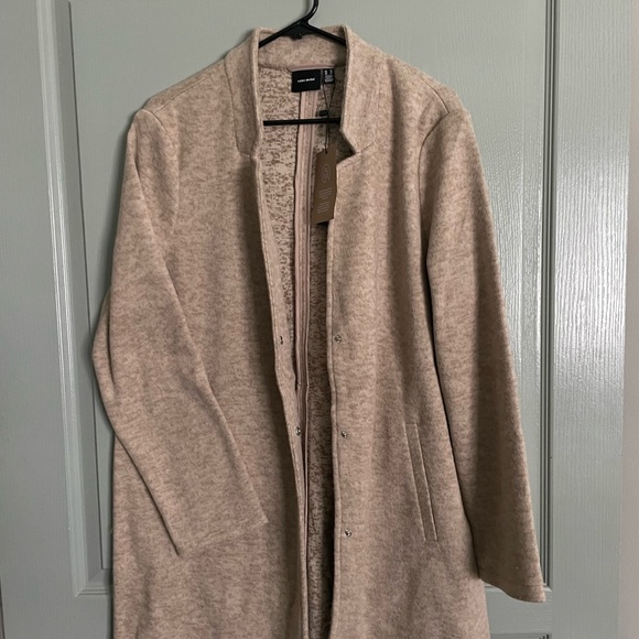 Vero Moda Light Beige Women's Cape Coat - Picture 2 of 3